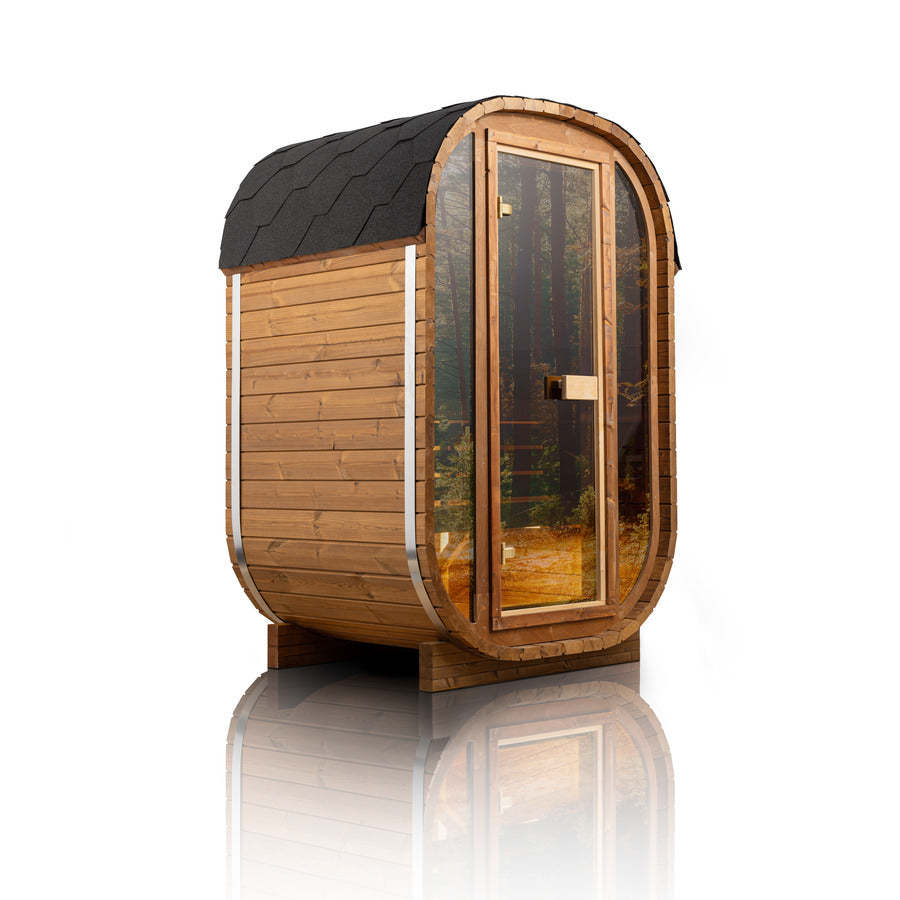 Luxury outdoor cedar sauna for 1–2 people
