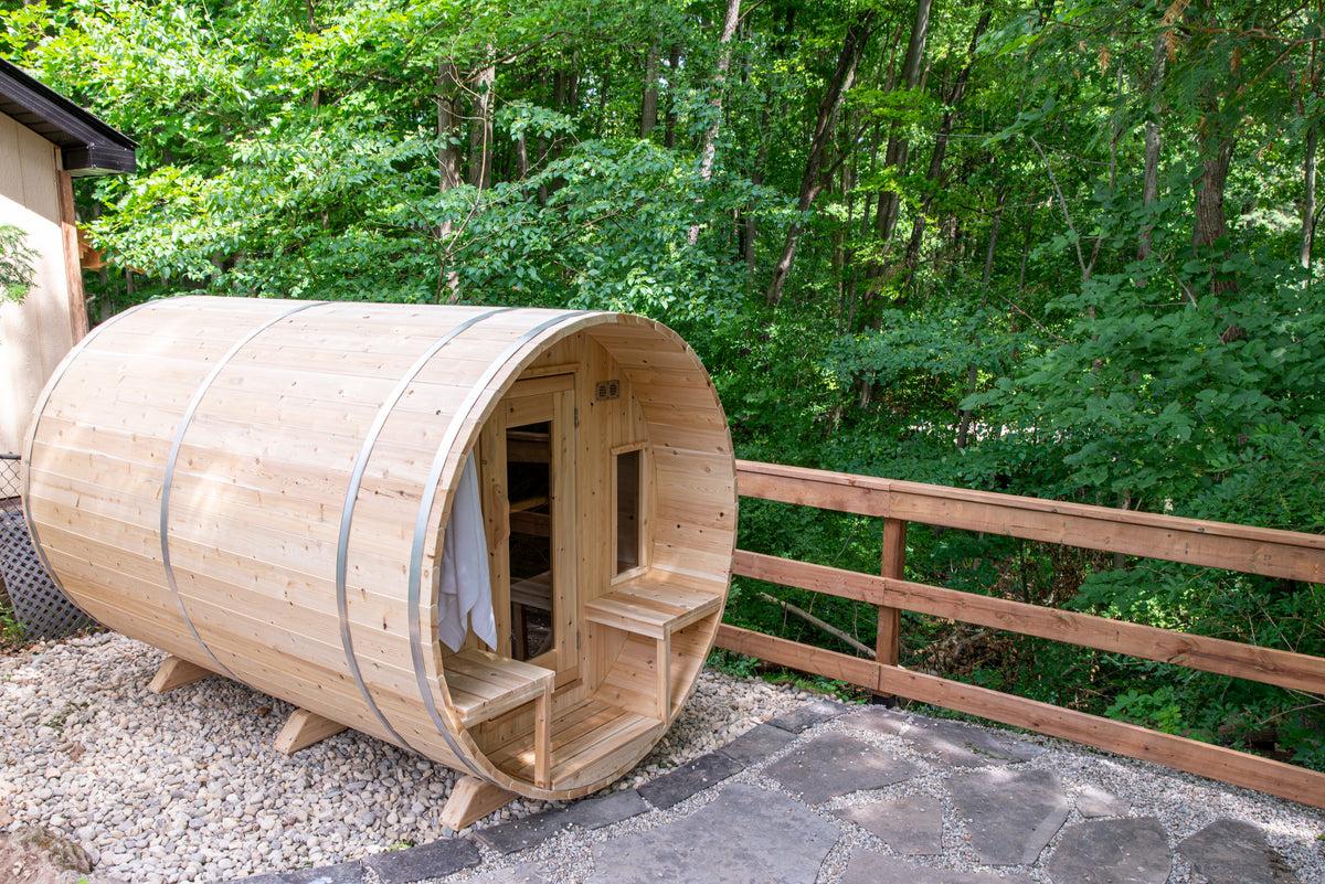 Canadian Timber Tranquility MP Barrel Sauna | Dundalk Leisurecraft