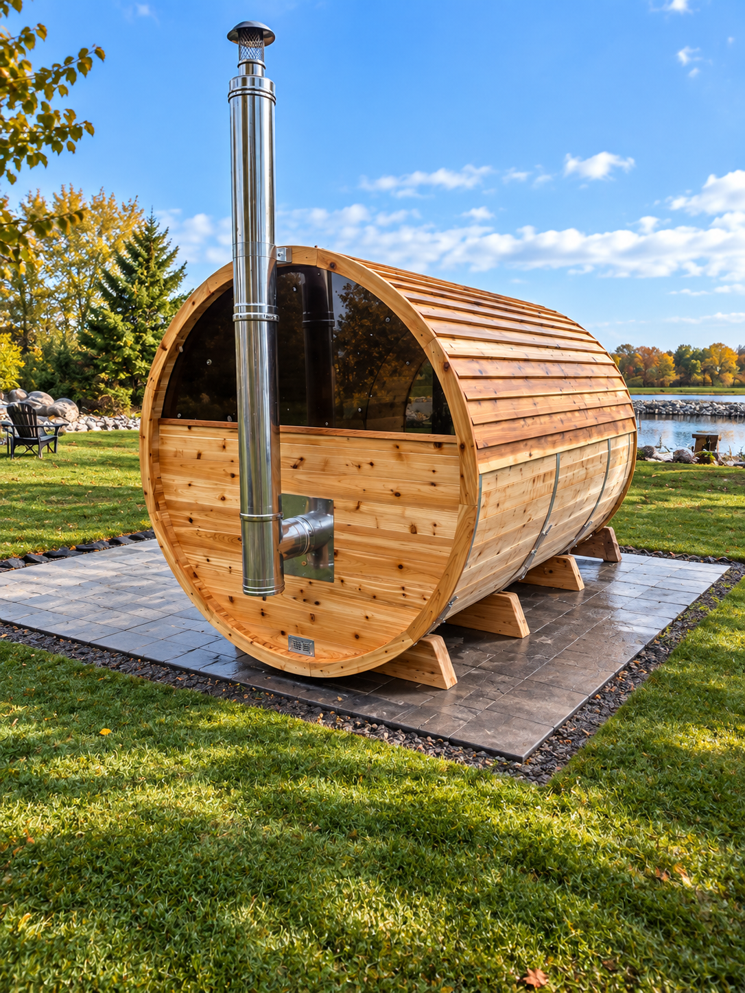 Canadian Timber Tranquility MP Barrel Sauna | Dundalk Leisurecraft