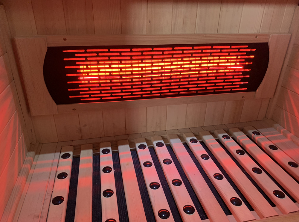 Lumin Three infrared sauna digital control panel