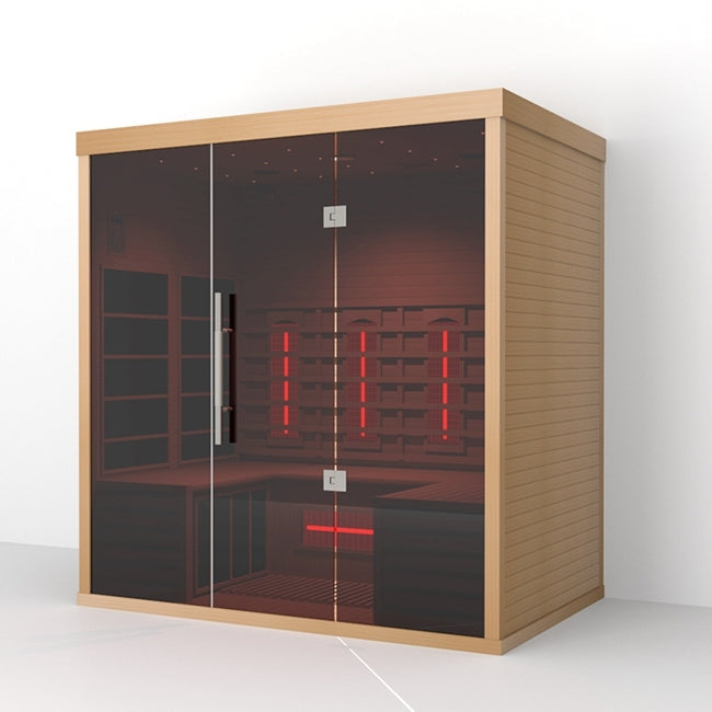 Lumin Three luxury 3-person indoor infrared sauna