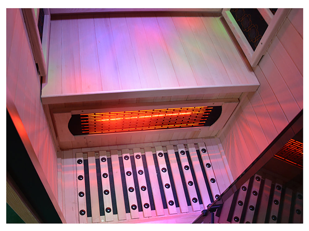 Lumin One infrared sauna digital control panel