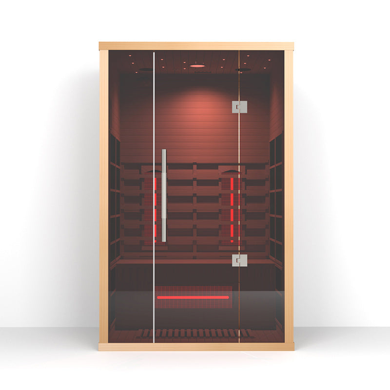 Lumin Two 2-person infrared sauna by Luxury Sauna Collection