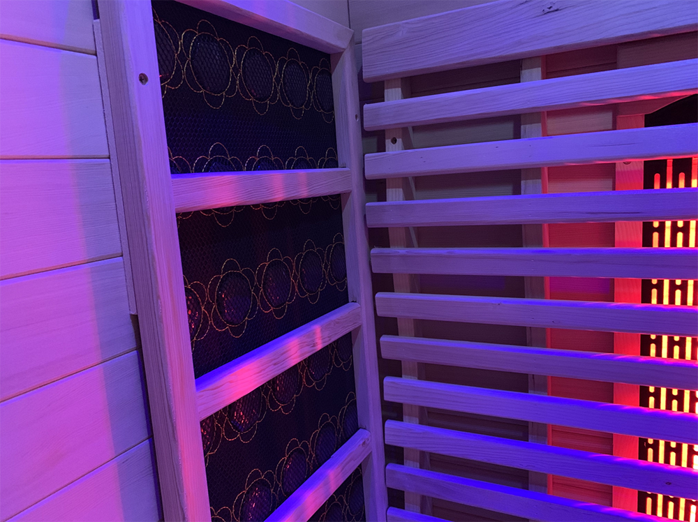 Luxury 2-Person Indoor Infrared Sauna with Canadian Hemlock Wood