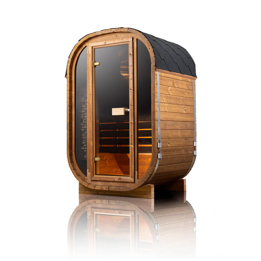 Premium cedar backyard sauna