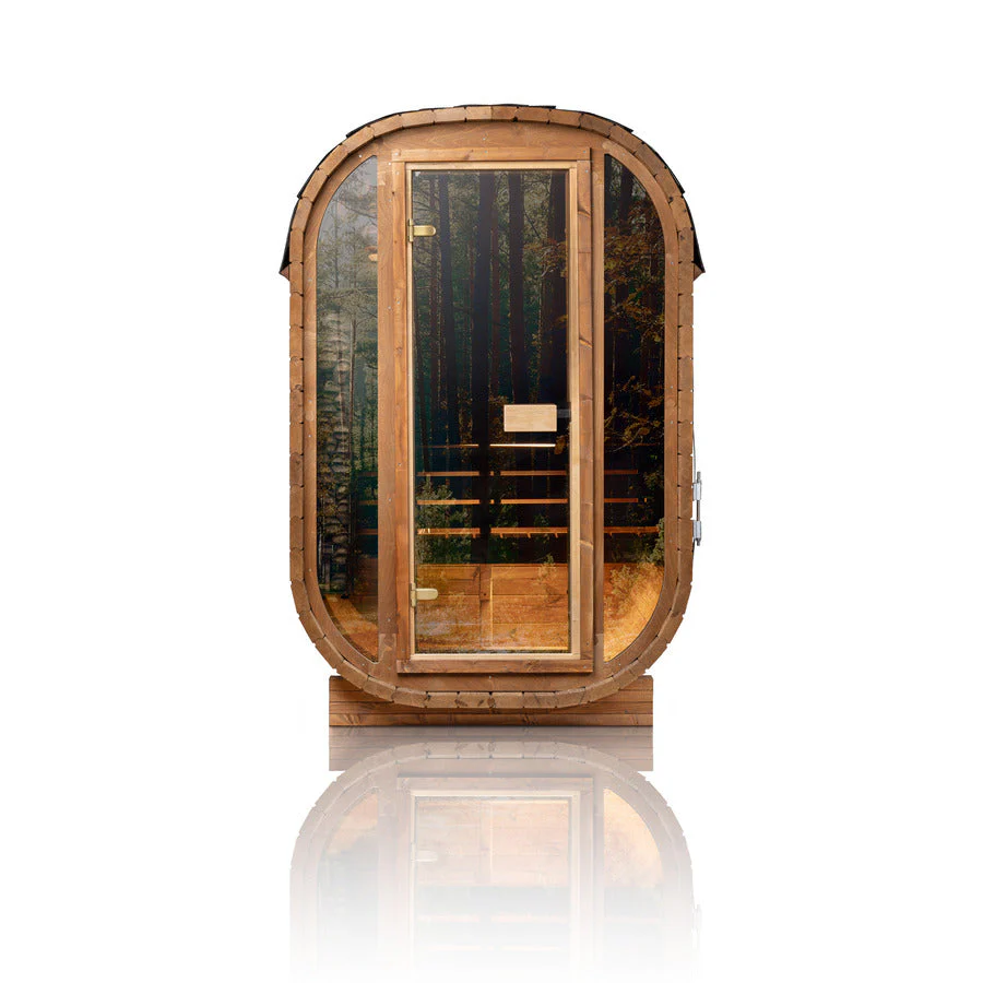 Auris One luxury outdoor cedar sauna
