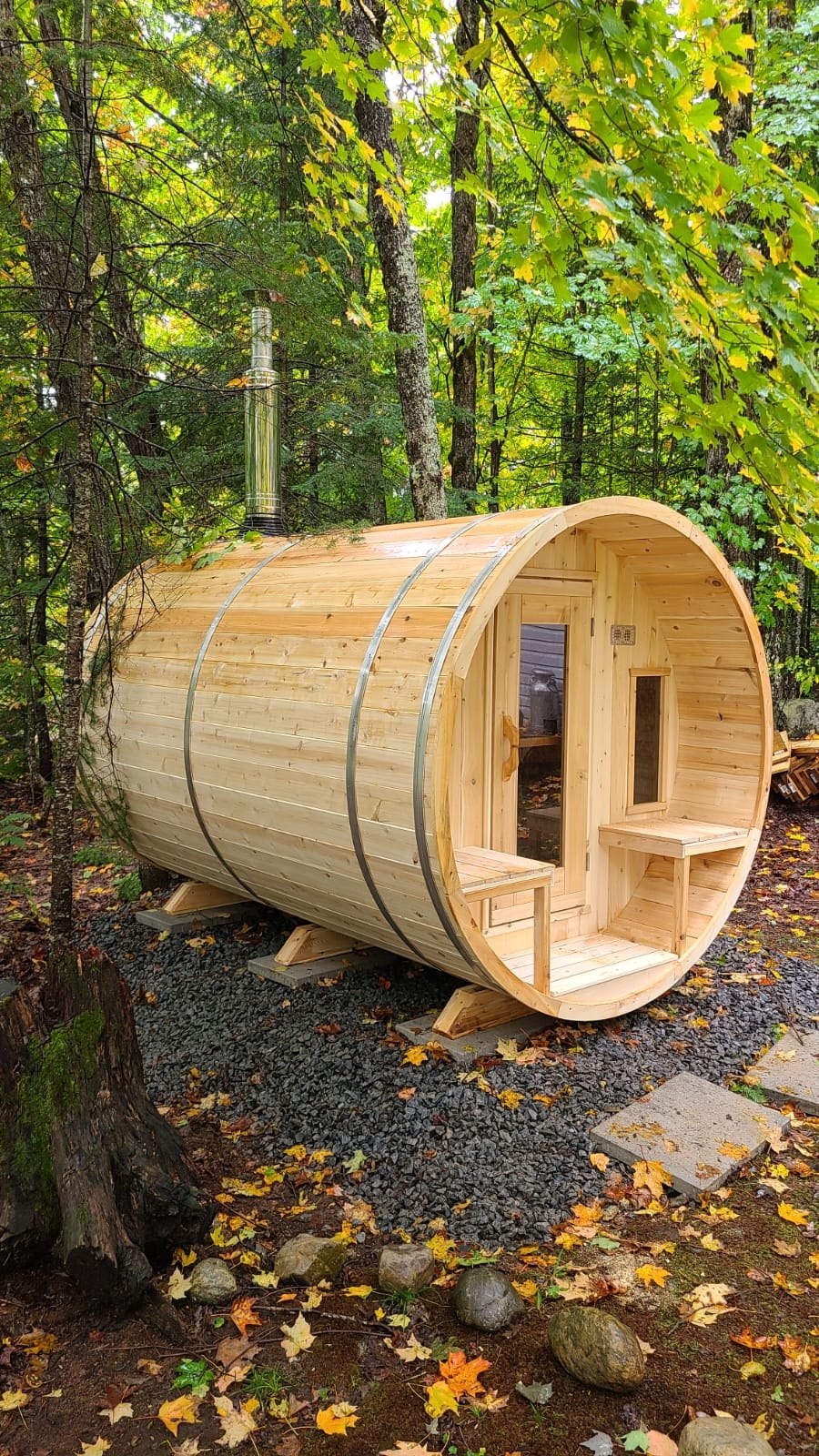 Canadian Timber Tranquility MP Barrel Sauna | Dundalk Leisurecraft